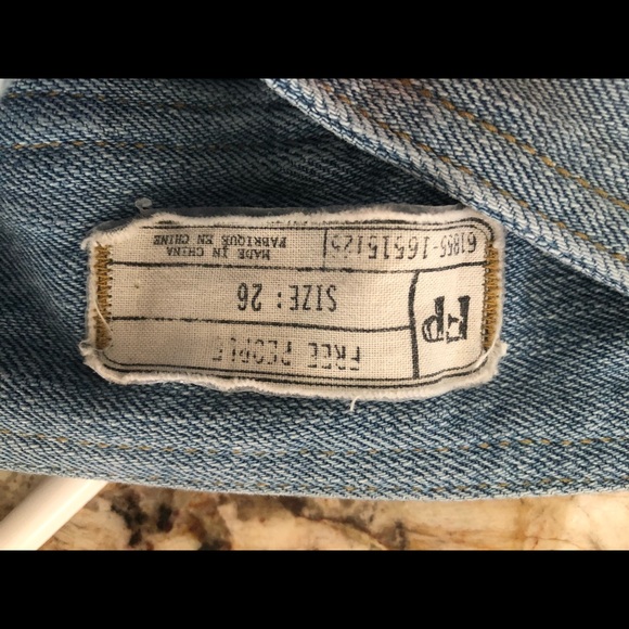 Free people wide leg jeans size 26 - Picture 2 of 2